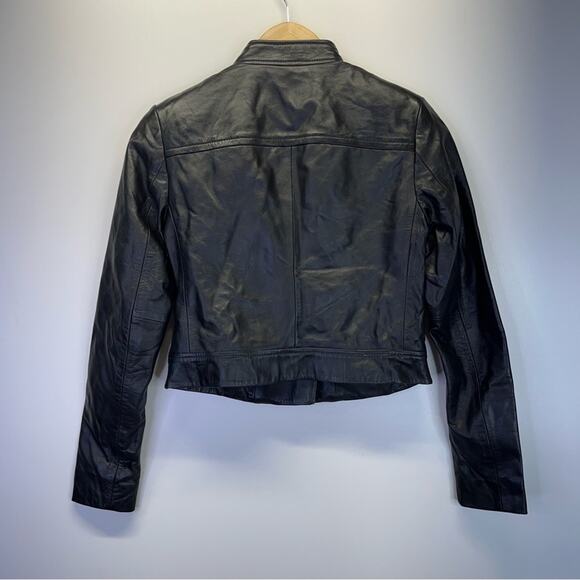 MICHAEL Michael Kors Lamb Leather moto jacket black - P (2) - Picture 8 of 11